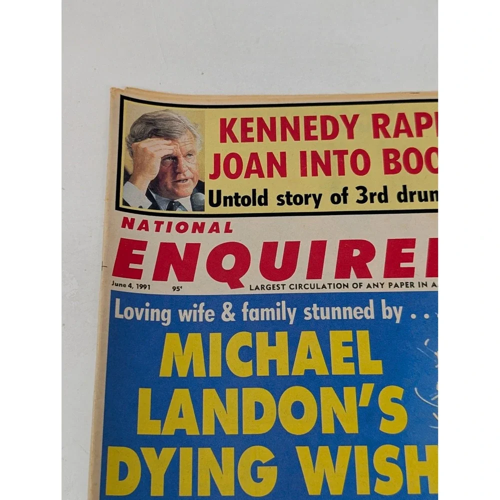 National Enquirer 1991 Michael Landon‎ Julia Roberts Cher Ivana Trump VTG 90s